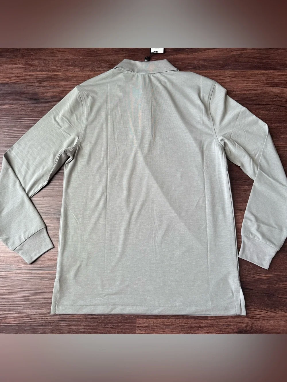 RLX Ralph Lauren Polo Shirt Mens Small Gray Long Sleeve Golf Performance Stretch